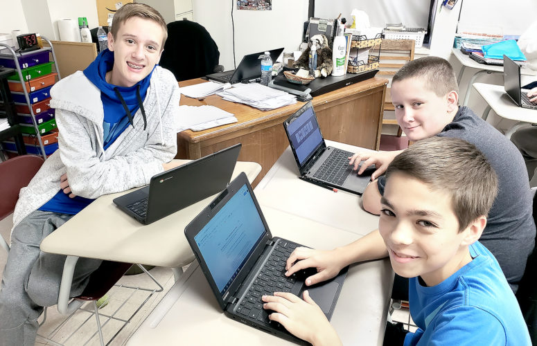 Gifted students at Edison Junior High are publishers News, Sports